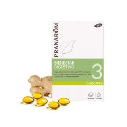 Pranarom Oleocaps 3 Bienestar Digestivo 30 Cápsulas