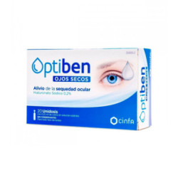 Optiben Gotas Sequedad Ocular 20 Ampollas